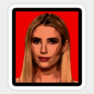 emma roberts Sticker